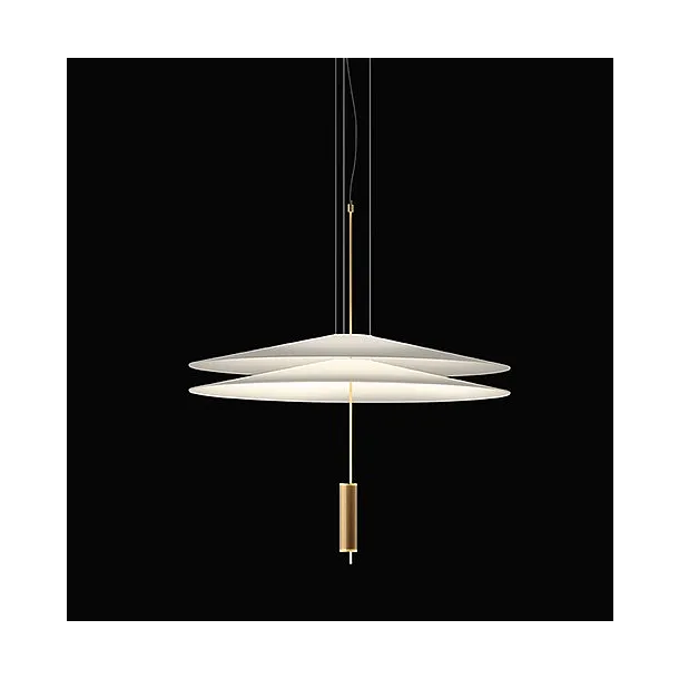 Vibia Flamingo Lampa Wisząca Biała/Złota 151020/1B