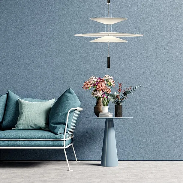 Vibia Flamingo Lampa Wisząca Biała/Grafitowa 153018/1B