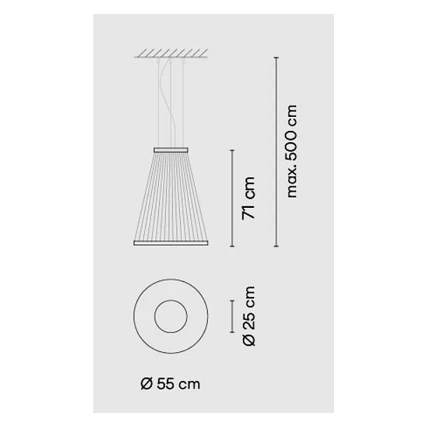 Vibia Array Lampa Wisząca Beżowa 185037/113