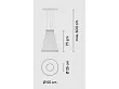 Vibia Array Lampa Wisząca Beżowa 185037/113
