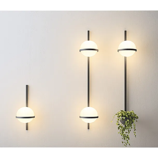 Vibia Palma Kinkiet czarny 371418/11