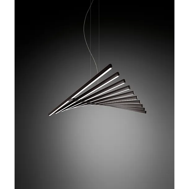 Lampa Wisząca Rhythm Horizontal Brązowa od Vibia