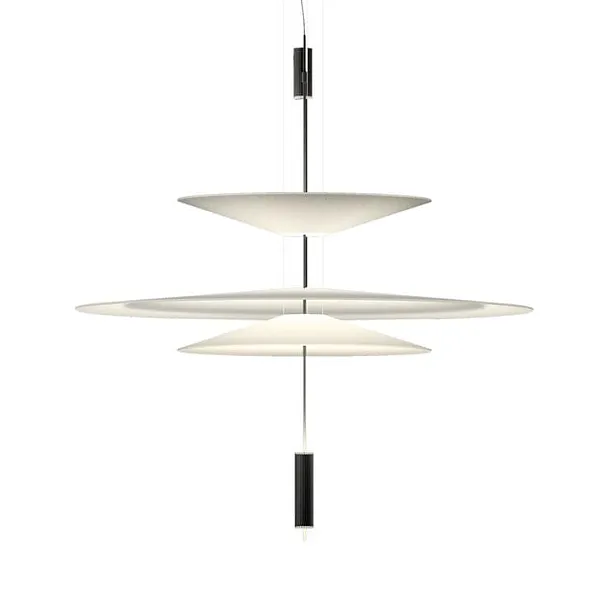 Vibia Flamingo Lampa Wisząca Biała/Grafitowa 153018/1B