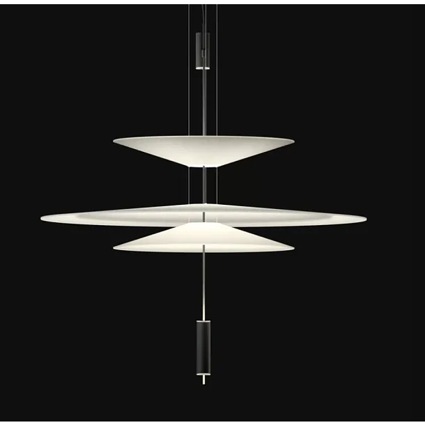 Vibia Flamingo Lampa Wisząca Biała/Grafitowa 153018/1B