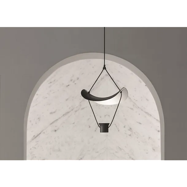 Masiero Vollee S1G Lampa Wisząca Czarna