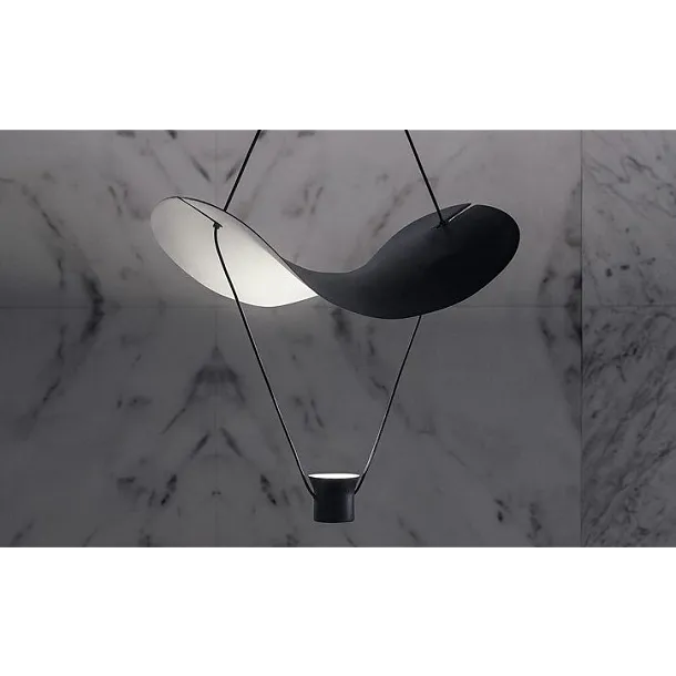 Masiero Vollee S1G Lampa Wisząca Czarna