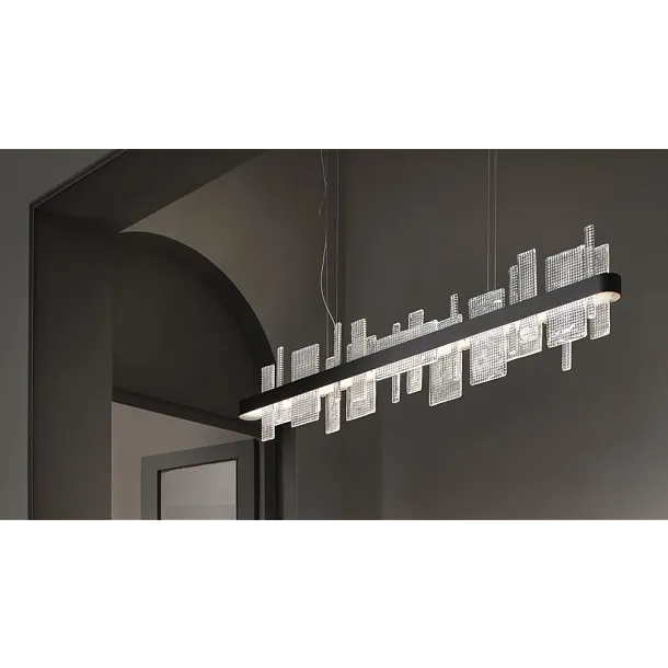 Masiero Ribbon S150 Lampa Wisząca Czarna