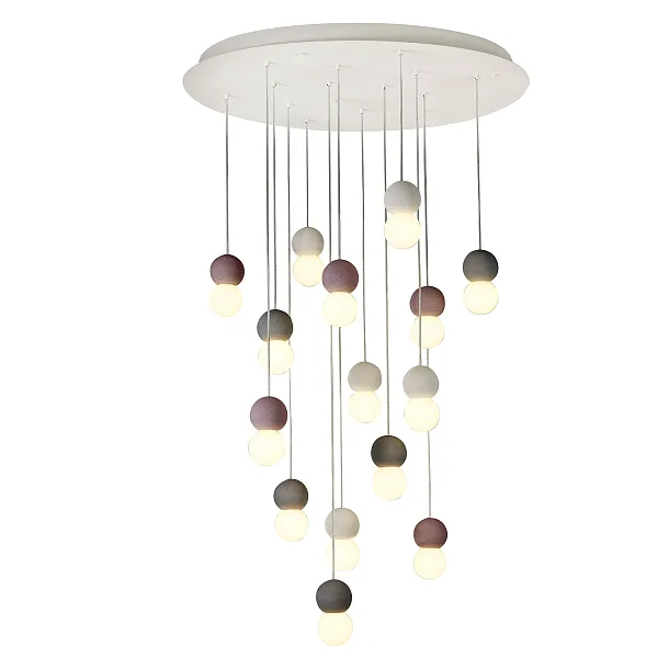 Lampa Wisząca Galaxia 90 cm Biała/Multikolor od Mantra