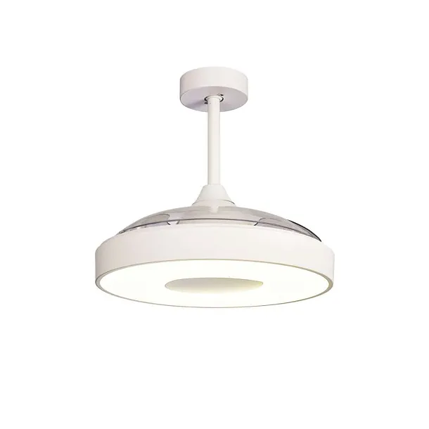 Lampa Wisząca z Wentylatorem Coin Fan Biała od Mantra