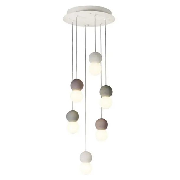 Lampa Wisząca Galaxia 44 cm Biała/Multikolor od Mantra