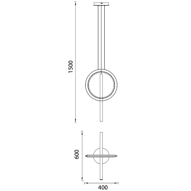 Lampa Wisząca Kitesurf Biała od Mantra