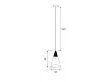 Lampa Wisząca Magnetyczna Magnetic Czarna System Dali 6W 187LM 3000K od Maxlight