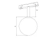 Lampa Magnetyczna Czarna Magnetic System On/Off 6W 525LM 3000K od Maxlight