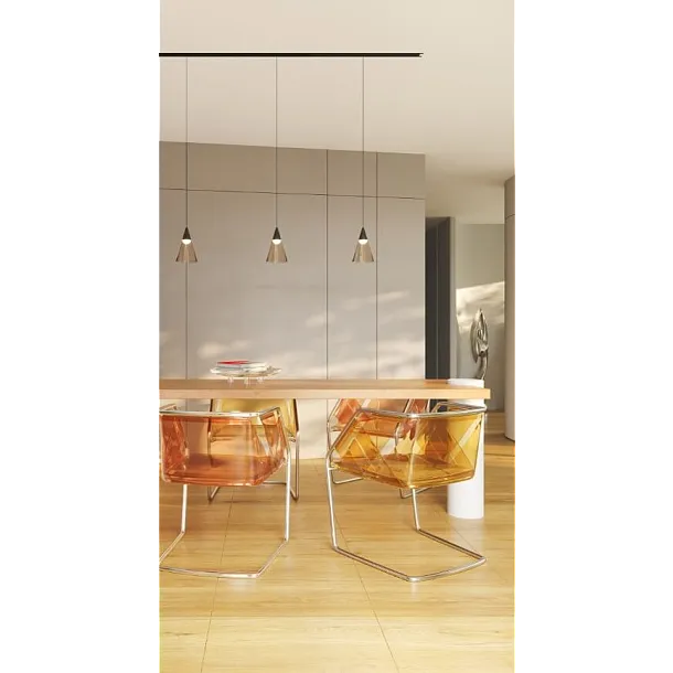 Lampa Wisząca Magnetyczna Magnetic Czarna System Zigbee 6W 187LM 2700/5000K od Maxlight