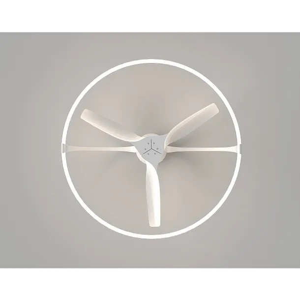Plafon/Lampa Sufitowa z Wentylatorem Nepal Biała od Mantra
