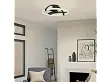 Plafon/Lampa Sufitowa z Wentylatorem  Nepal Czarno/Białym od Mantra