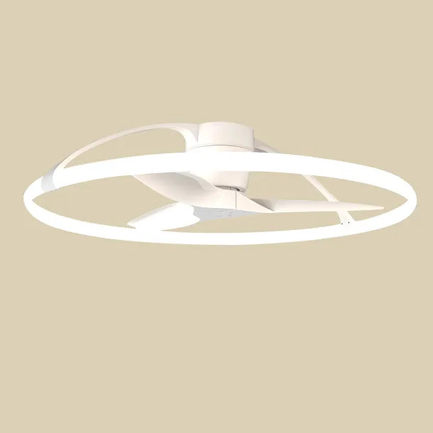 Plafon/Lampa Sufitowa z Wentylatorem Nepal Biała od Mantra