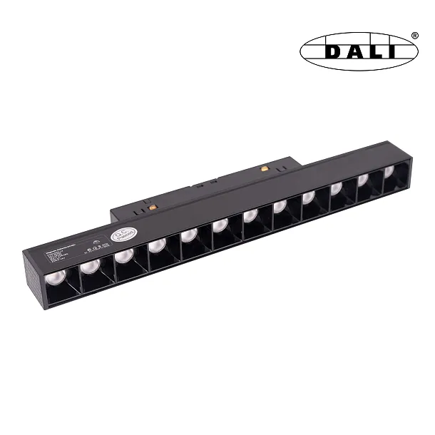 Lampa Magnetyczna Liniowa Magnetic Czarna System Dali 12W 666LM 3000K od Maxlight