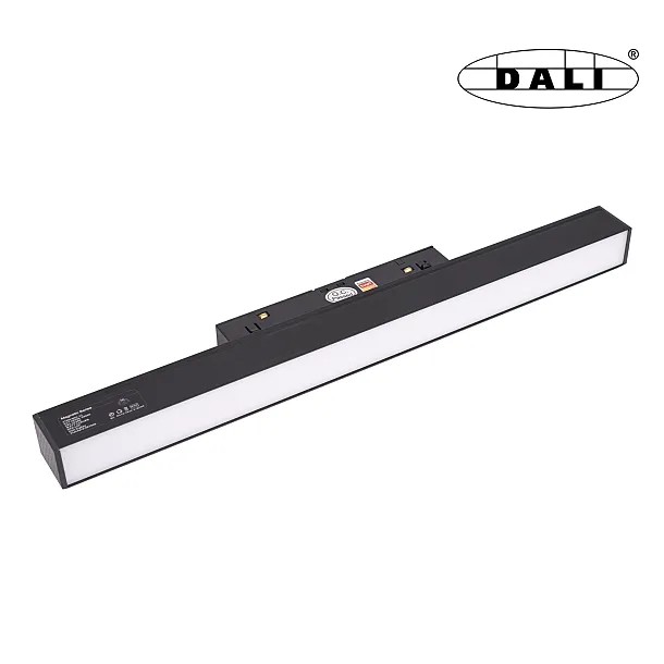 Lampa Magnetyczna Liniowa Magnetic Czarna System Dali 12W 634LM 3000K od Maxlight
