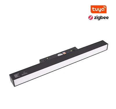 Lampa Liniowa Magnetic Czarna Zigbee 12W 634LM 2700/5000K od Maxlight