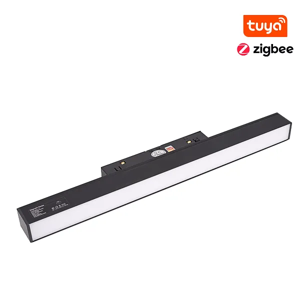 Lampa Magnetyczna Liniowa Magnetic System Czarna Zigbee 12W 634LM 2700/5000K od Maxlight