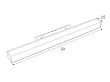 Lampa Magnetyczna Liniowa Magnetic Biała System Zigbee 12W 634LM 2700/5000K od Maxlight