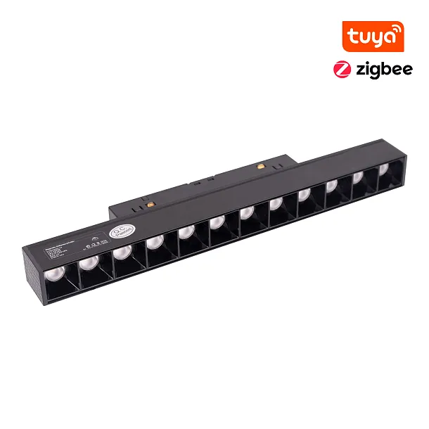 Lampa Magnetyczna Liniowa Magnetic Czarna System Zigbee 12W 666LM 2700/5000K od Maxlight