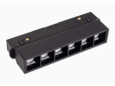 Lampa Magnetyczna Liniowa Magnetic  Czarna System On/Off 6W 340LM 3000K od Maxlight