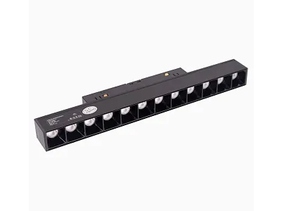 Lampa Magnetyczna Liniowa Magnetic  Czarna System On/Off 12W 666LM 3000K od Maxlight