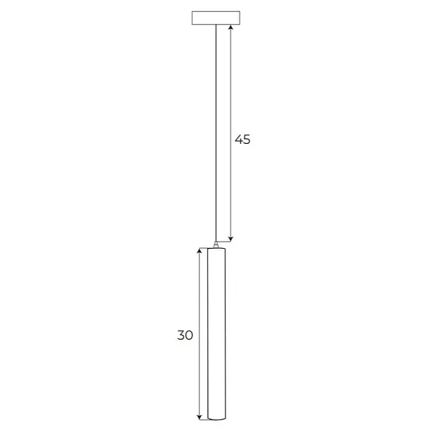 Lampa Wisząca Magnetyczna Magnetic Czarna System On/Off 5W 361LM 3000K od Maxlight