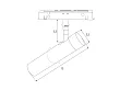 Reflektor Magnetyczny Magnetic Czarny System Dali 8W 578LM 3000K od Maxlight