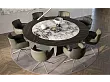 Stół Senator Ker-Wood Round od Cattelan Italia