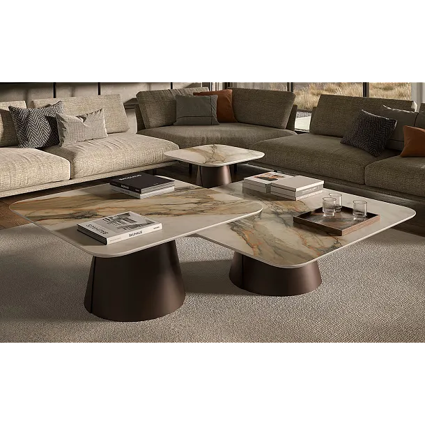 Stolik kawowy Albert Keramik S I od Cattelan Italia