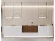 Aromas Arc Lampa Wisząca Czarna 100 cm C1292/NEG