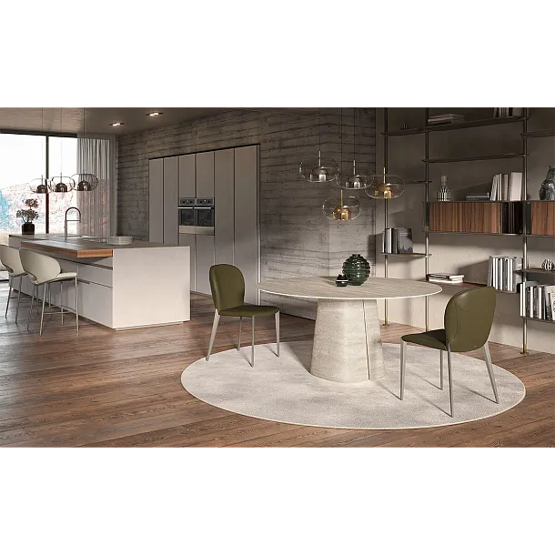 Stół Rado Keramik Round od Cattelan Italia