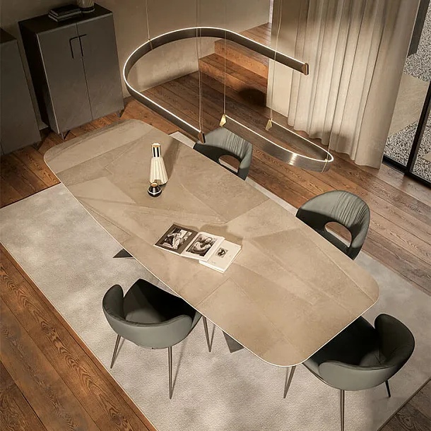 Stół Lancer Keramik od Cattelan Italia