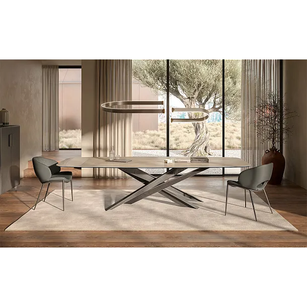 Stół Lancer Keramik od Cattelan Italia