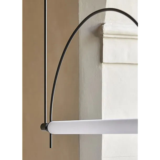 Aromas Arc Lampa Wisząca Czarna 100 cm C1292/NEG