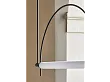 Aromas Arc Lampa Wisząca Czarna 100 cm C1292/NEG