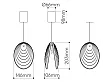 Bomma Moduł Wiszący Mussels Pendant Pojedyńczy 1/85/95310L/B/00000/205/A/BBR/2,5