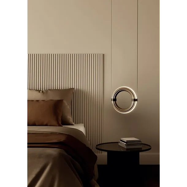 Aromas Elli Lampa wisząca 30 cm czarna