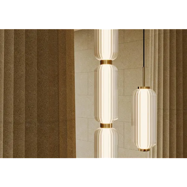 Aromas Elma Lampa wisząca 12 cm złota