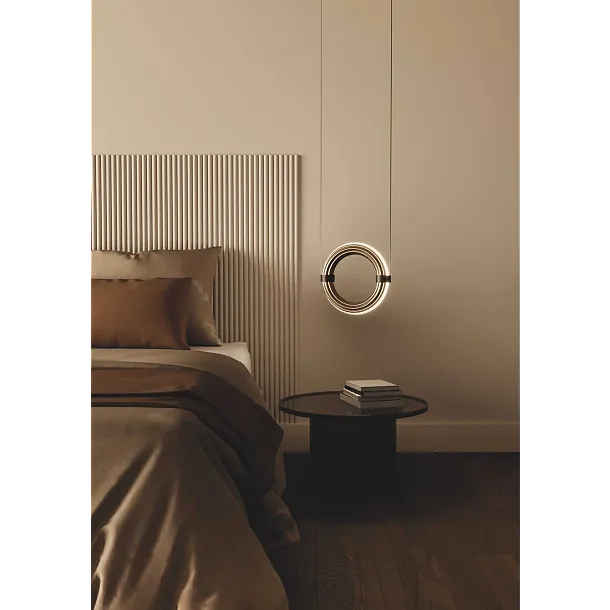 Aromas Elli Lampa wisząca 30 cm czarna