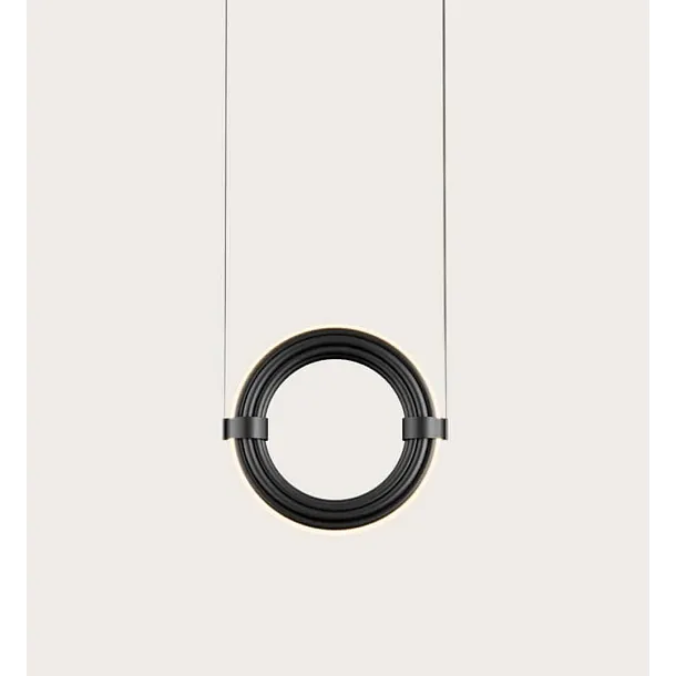 Aromas Elli Lampa wisząca 30 cm czarna