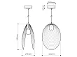 Bomma Ama Pendant Lampa Wisząca Otwarta Szara 1/41/95326/O/00SMK/630/BC/2,5
