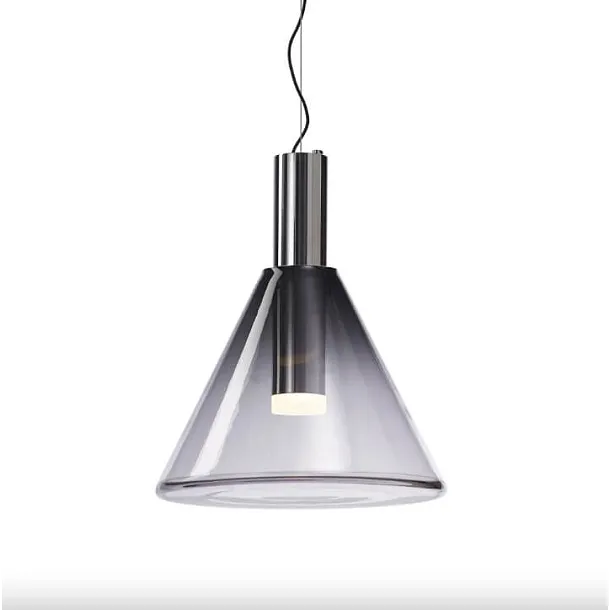 Bomma Lampa Wisząca Phenomena Pendant Pojedyńcza Szaro-srebrna 1/80/95121/1/00GRE/680/A/PS/2,5