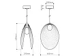 Bomma Ama Lampa Wisząca Pendant Otwarta Matowy Brąz 1/41/95326/O/00BRM/630/BC/2,5