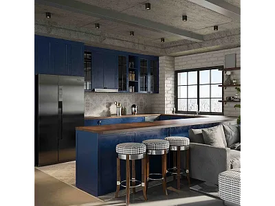 Lampa Sufitowa Form Czarna IP65 od Maxlight