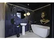 MOBI GEMINI PRO Wanna wolnostojąca, Lany Marmur, 160x75x60, Biały Połysk