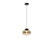 Maxlight Moonstone P0516 Lampa Wisząca Amber Glass Black Marble